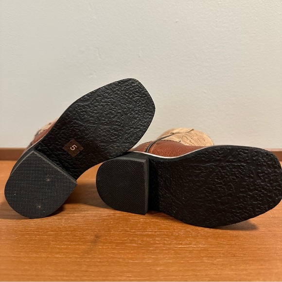 Smokey Mountain Youth Leather Cowboy Boots Size 5 - Picture 9 of 12